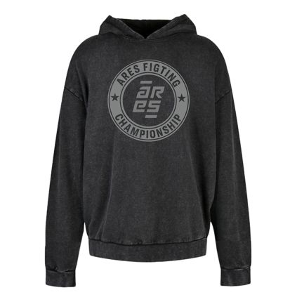 Sweat ANTHRACITE ARES Logo Rond Flock Velour
