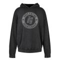 Sweat ANTHRACITE ARES Logo Rond Flock Velour