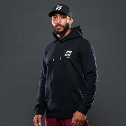 Sweat à Capuche Noir ARES Logo Dos